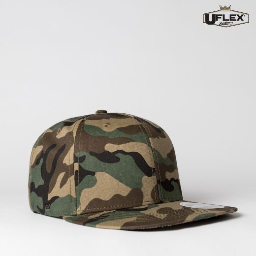 Picture of Uflex Snap Back 6 Flat Peak Cap