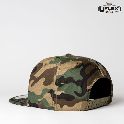 Picture of Uflex Snap Back 6 Flat Peak Cap