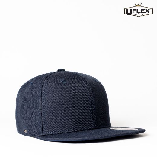 Picture of Uflex Snap Back 6 Flat Peak Cap